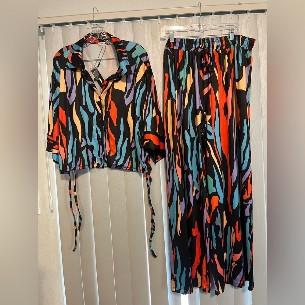 Full Of Color Pant Set - Multi Color - Picture 5 of 12